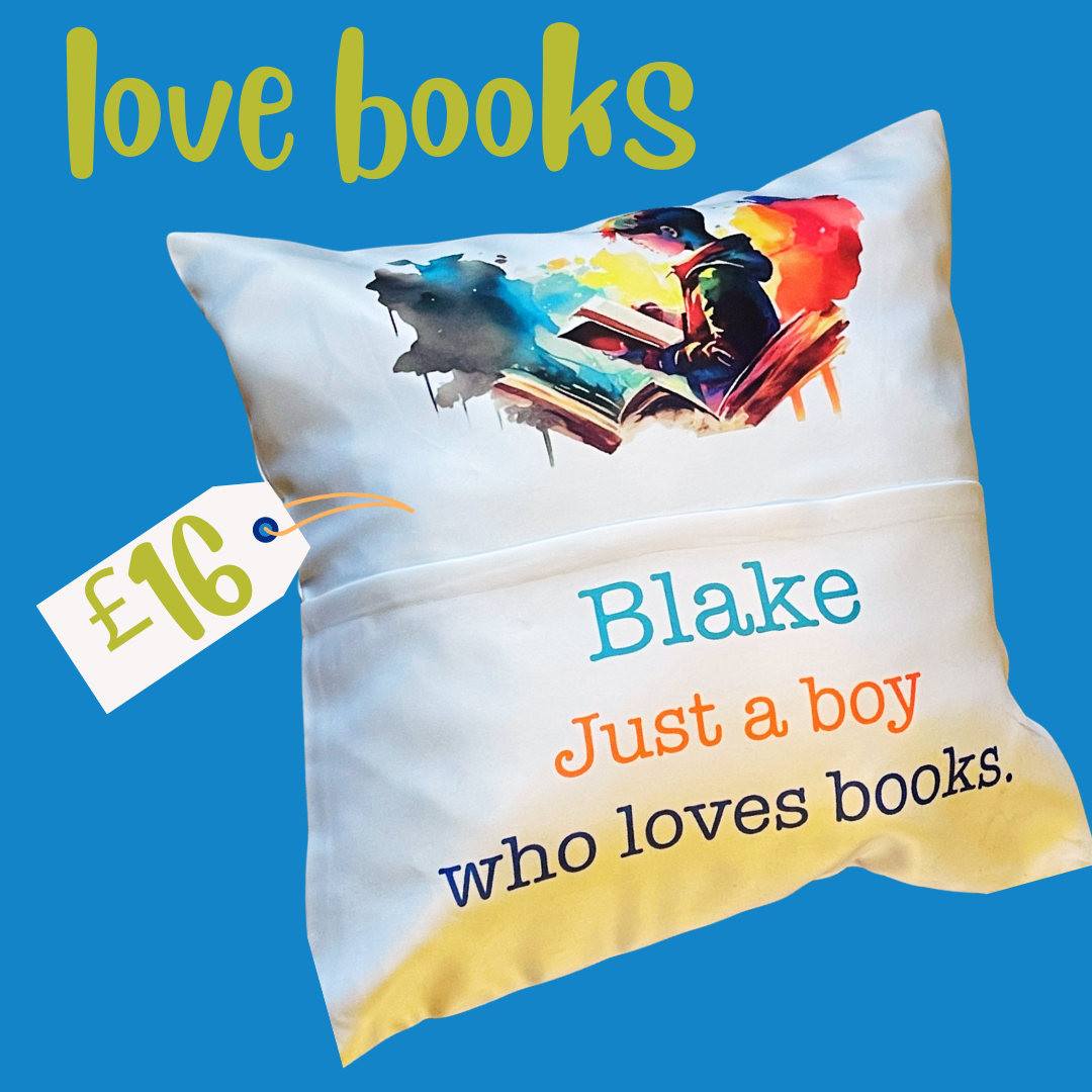 Always Reading/Loves Books Reading Cushion