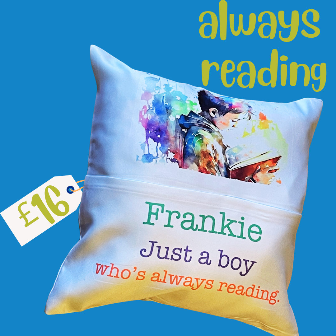 Always Reading/Loves Books Reading Cushion