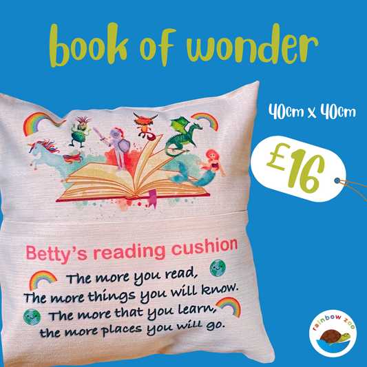 Book of Wonder Reading Cushion