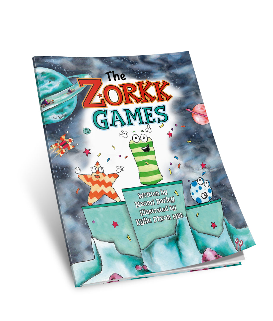 'The Zorkk Games' children's rhyming picture book - signed!