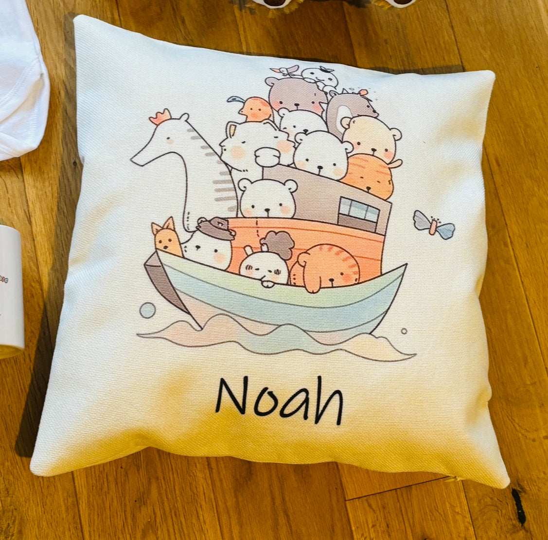 Noah's Ark cushion