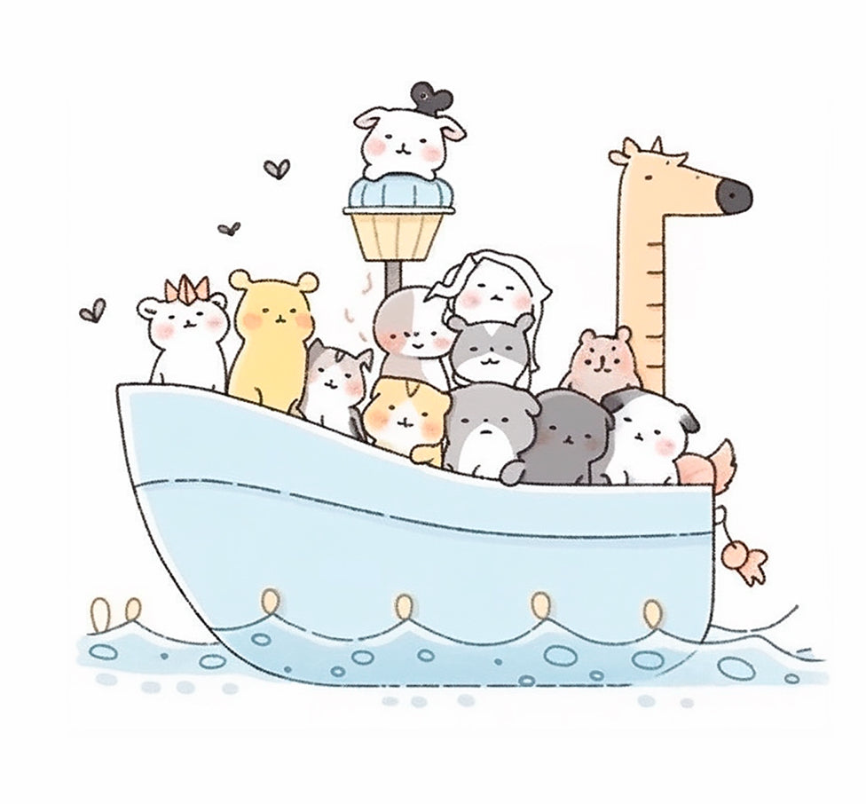 Noah's Ark teddy bear with tshirt