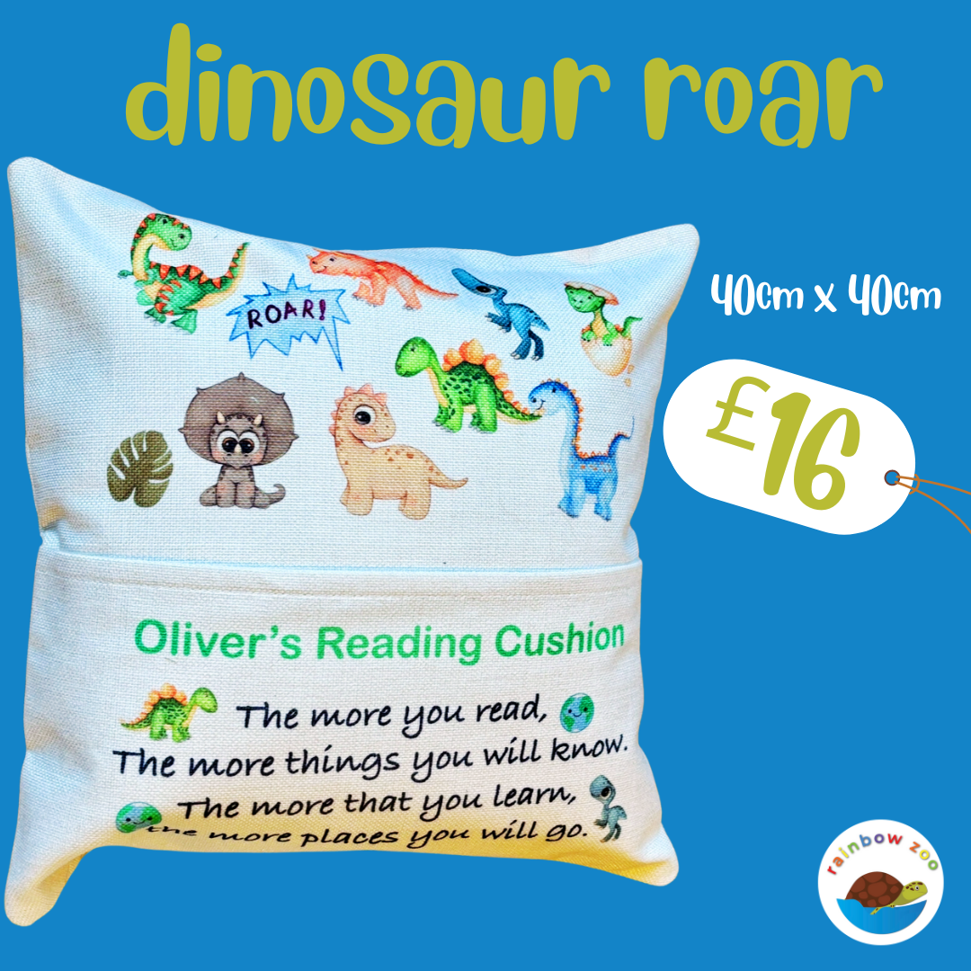 Dinosaur Roar Reading Cushion