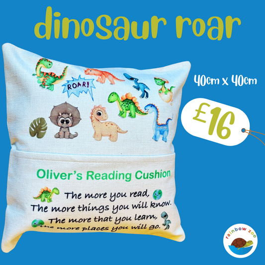 Dinosaur Roar Reading Cushion