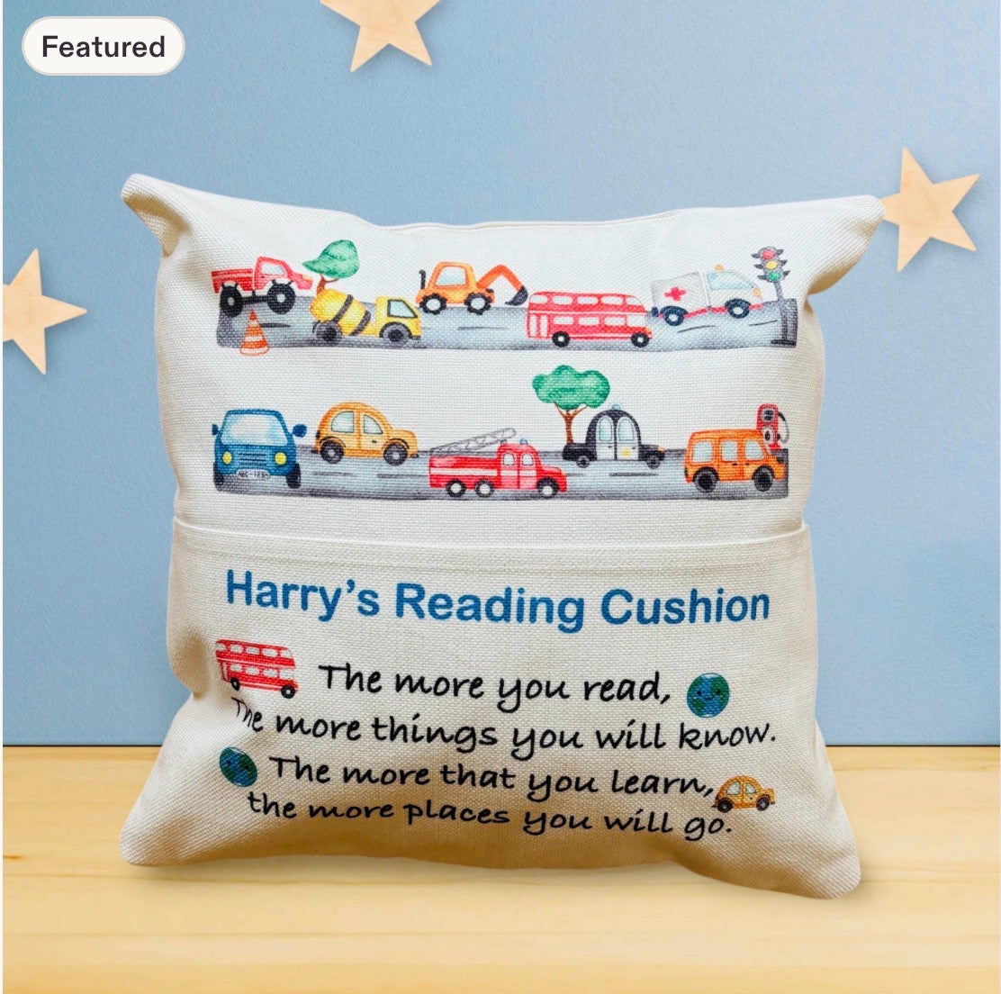 Transport Reading Cushion