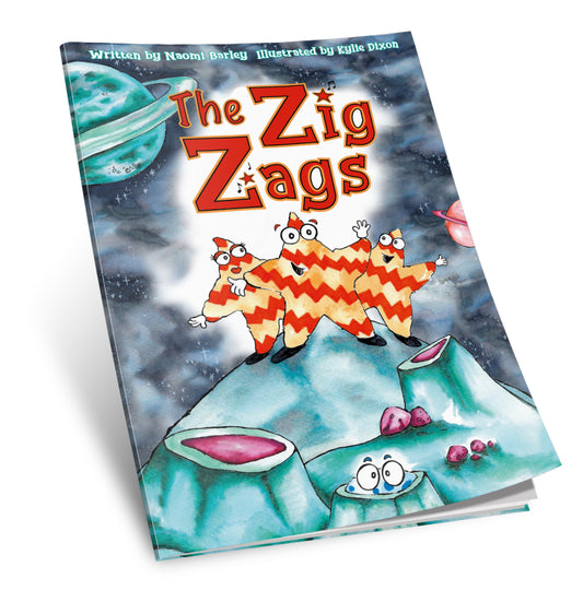 'The Zig Zags' children's book by Naomi Barley PLEASE PROGRESS TO CHECKOUT FOR BOOK SIGNING DETAILS AND 'COLLECT FROM NAOMI' OPTION!