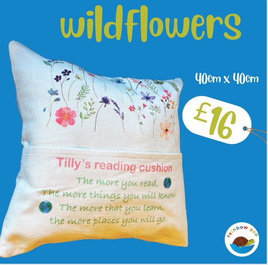 Wildflowers Reading Cushion