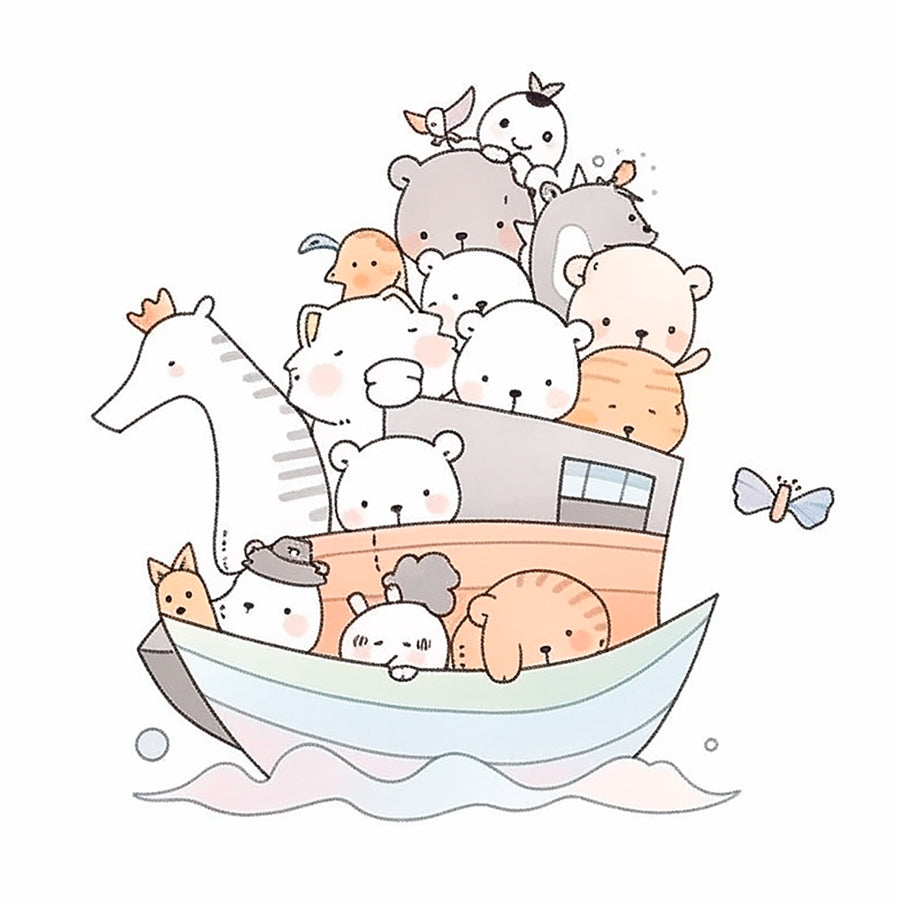 Noah's Ark cushion