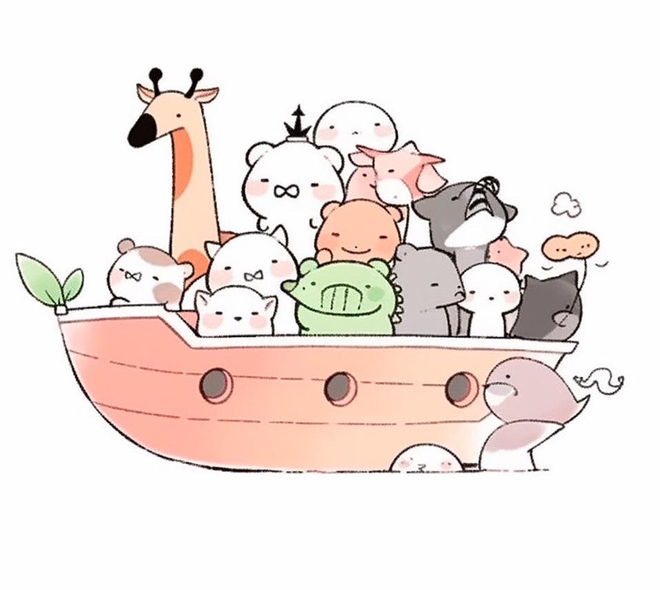 Noah's Ark baby vest