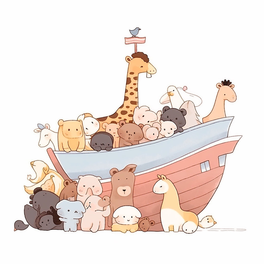 Noah's Ark cushion