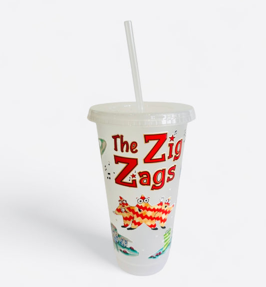 'The Zig Zags' Cold Cup 24oz